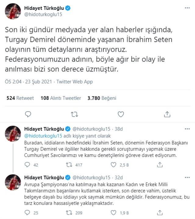 Türkiye Basketbol Federasyonu, insan kaçakçılığı yaptığı iddia edilen İbrahim Seten'le ilgili savcıları göreve çağırdı