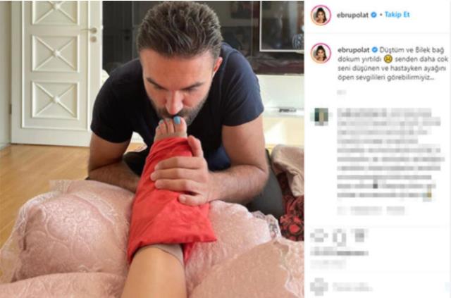 Ebru Polat, sevgilisine ayağını öptürdüğü paylaşımı ile olay yarattı