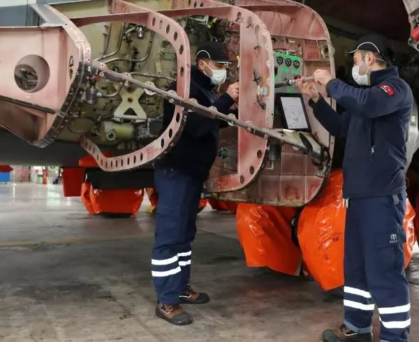 A400M nakliye uçaklarının bakım ve onarım çalışmaları İspanya ve Almanya dışında sadece Kayseri'de yapılıyor