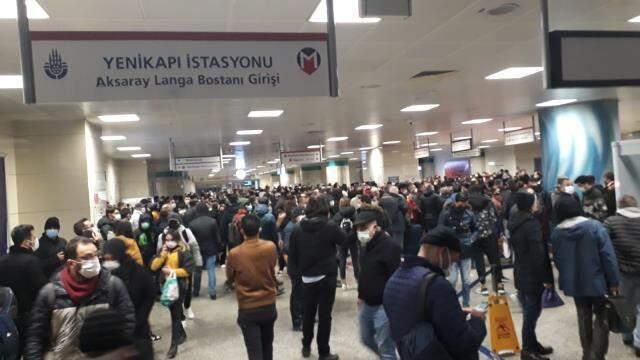 Yenikapı-Bayrampaşa arasında metro seferleri durduruldu