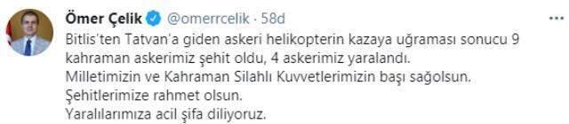 Türkiye şehitlerine ağlıyor! Yüreğimizi yakan kaza sonrası başsağlığı mesajları geliyor