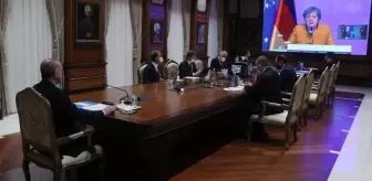 Cumhurbaşkanı Erdoğan, Almanya Başbakanı Merkel ile görüştü