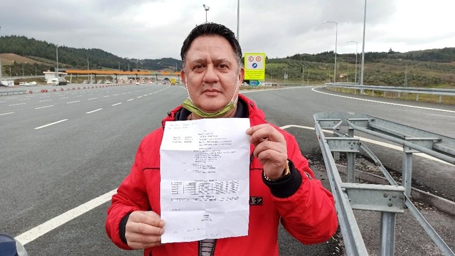 Otoyol geçiş ücretini ödemeyi unutunca icralık oldu Otoyol geçiş ücretini ödemeyi unutunca icralık oldu
