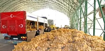 Mudanya Belediyesi ihtiyaç sahiplerine patates dağıtımına başladı