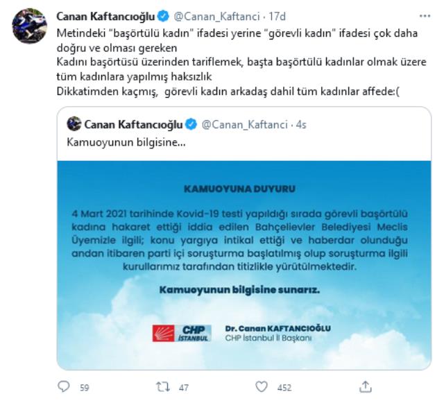 Başörtülü kadına hakaret eden CHP'liye soruşturma