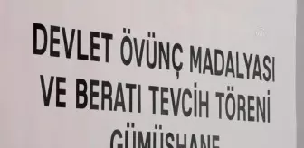 Son dakika haber: Gümüşhane'de bir gaziye Devlet Övünç Madalyası takdim edildi