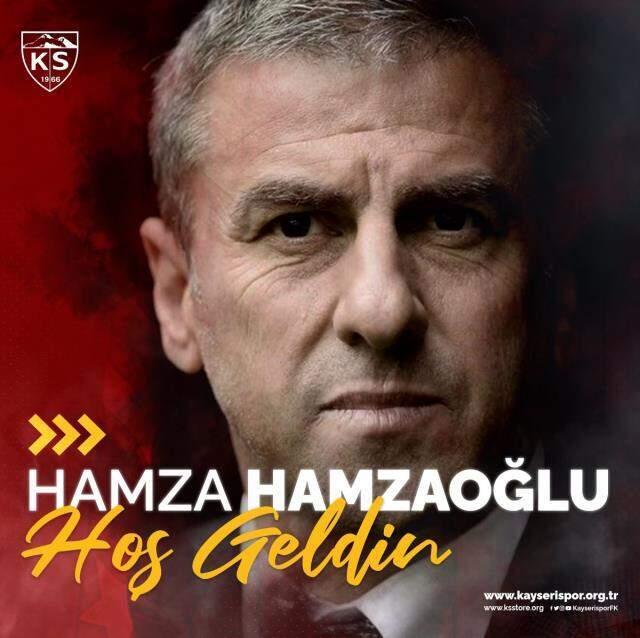 Kayserispor, teknik direktörlüğe Hamza Hamzaoğlu'nu getirdi