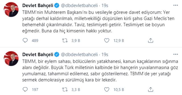MHP'li Yönter'den Gergerlioğlu'nun gözaltına alınmasıyla ilgili paylaşım: Genel Başkanımızın çağrısı karşılık buldu