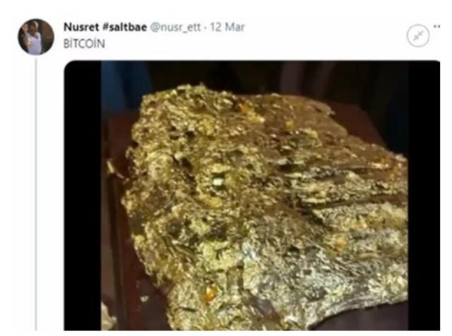 Nusret'in altın kaplı et videosu 6 bin dolara alıcı buldu