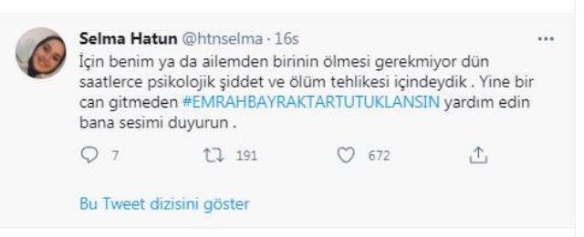 Dayısının rehin aldığı genç kızın yardım çığlığı: Ağzımda torpil patlatmak istedi Dayısının rehin aldığı genç kızın yardım çığlığı: Ağzımda torpil patlatmak istedi