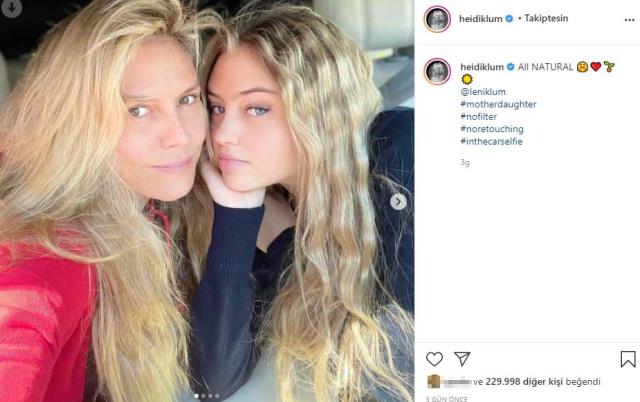 Heidi Klum, 16 yaşındaki kızıyla poz verdi, herkes aynı yorumu yaptı: Resmen kardeşi