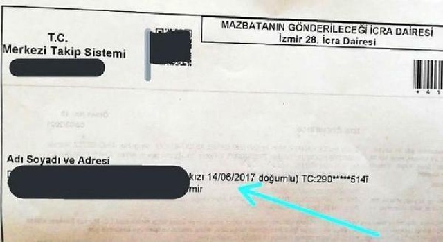 Ölen babanın su borcu, 3,5 yaşındaki kızından istendi Ölen babanın su borcu, 3,5 yaşındaki kızından istendi