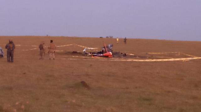 Uruguay'da koronavirüs aşılarını taşıyan askeri helikopter düştü