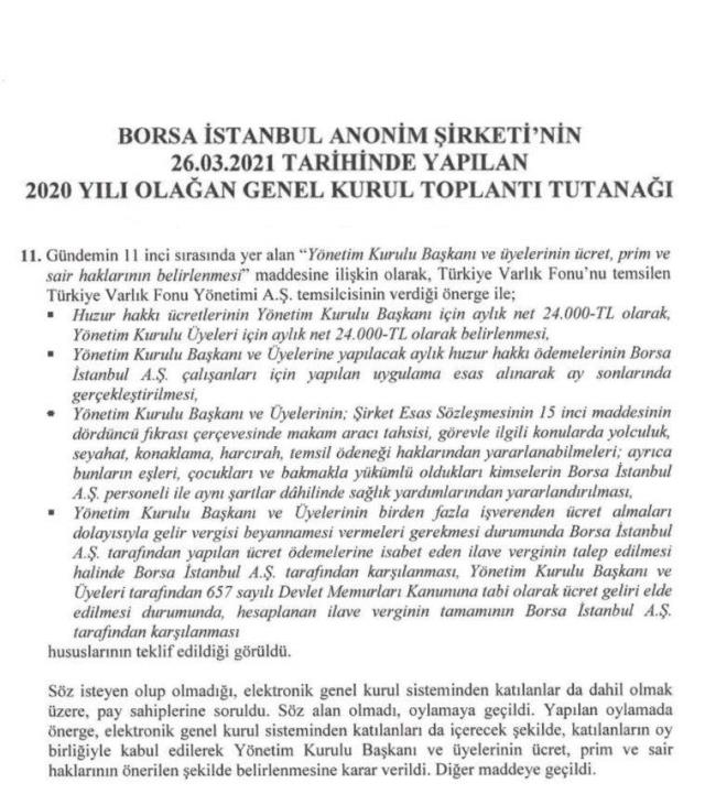 Borsa İstanbul Yönetim Kurulu üyeleri kendi ücretlerine 6 bin TL zam yaptı: Huzur hakları artık 24 bin TL