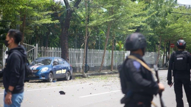 Endonezya'da kiliseye saldırı düzenlendi, en az 14 kişi yaralandı