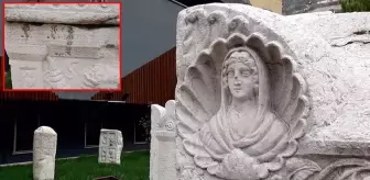 Medusa kabartmalı lahit, üzerinde yazan beddualı mesaja rağmen soyulmuş