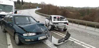 Yağış beraberinde kaza getirdi: 3 yaralı