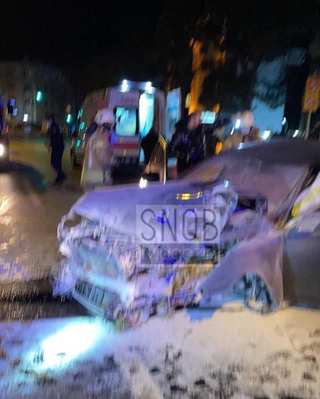 Bahar Candan'ın şoförü Etiler'de kaza geçirdi