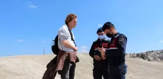 Kapadokya'da maske takmayan 37 turiste para cezası kesildi