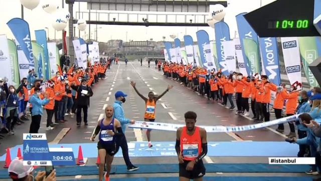 İstanbul Yarı Maratonu'nda Ruth Chepngetich dünya rekoru kırdı, Türkiye de tarihe geçti