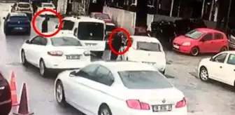 Kadın sürücü çalınan aracının peşinden metrelerce böyle koştu