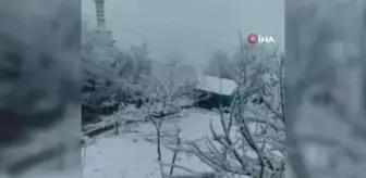 Karabük Nisan ayında yeniden beyaz örtüyle kaplandı