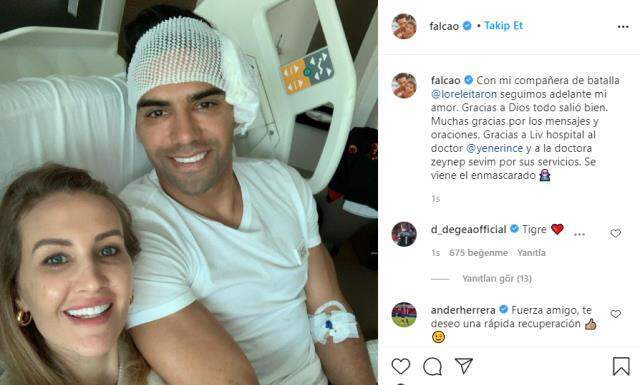 Sakatlıklardan bıkan Falcao'dan mesaj var: Maskeli adam geliyor