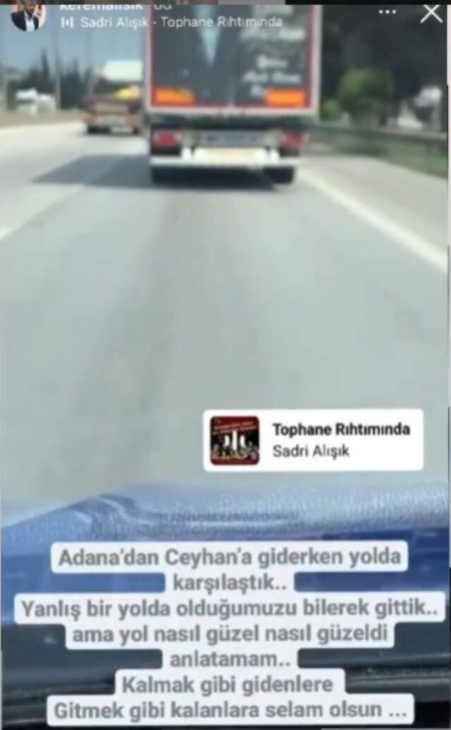 Trafikteyken babasının fotoğrafıyla karşılaşan Kerem Alışık duygusal anlar yaşadı