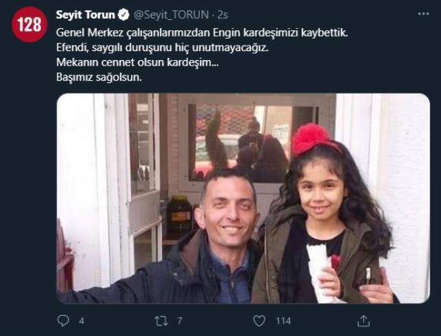 CHP Genel Merkezi personeli Engin Gündüz, kalp krizinden hayatını kaybetti CHP Genel Merkezi personeli Engin Gündüz, kalp krizinden hayatını kaybetti