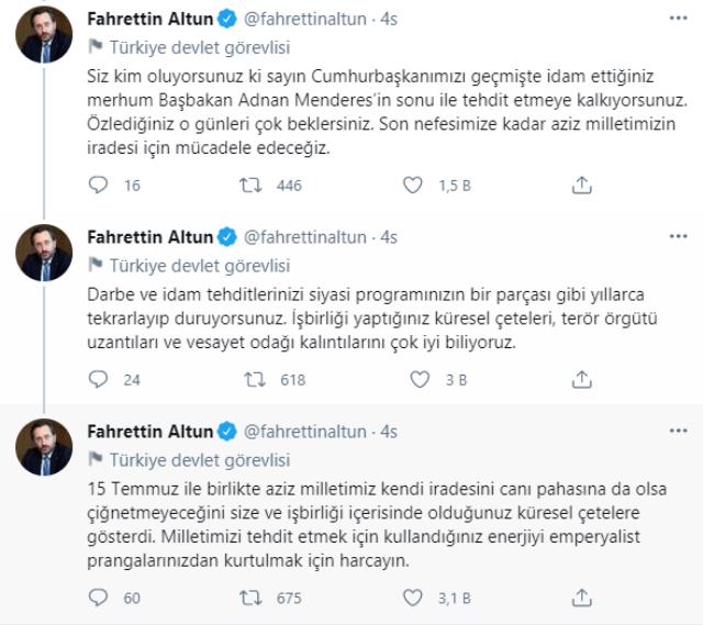 Bakan Soylu'dan CHP'li Altay'ın Cumhurbaşkanı Erdoğan için yaptığı benzetmeye sert tepki: Sizi 15 Temmuz'dan beter yaparız
