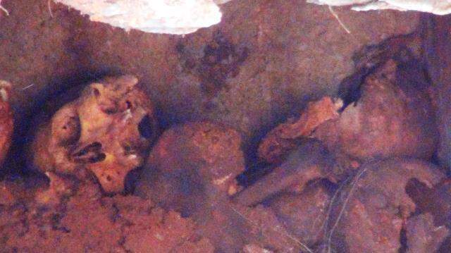 Su kanalı kazısından antik mezar çıktı! 6 tana kafatası bulundu Su kanalı kazısından antik mezar çıktı! 6 tana kafatası bulundu