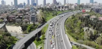 Son dakika haber! Tam kapanmanın ilk gününde 15 Temmuz Şehitler Köprüsü'nde denetim yoğunluğu