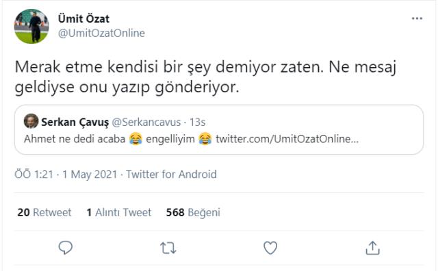 Ümit Özat'a 'Hain, alçak' diyen gazeteci Ahmet Ercanlar'a aynı sertlikte yanıt: Yalıtımlı cam takdırdık da havlama sesi duyulmuyor