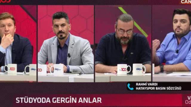 Canlı yayında skandal kavga! Hatay Basın Sözcüsü katıldığı programda yorumcuyla tartıştı, 'Lan şerefsiz' diye bağırdı