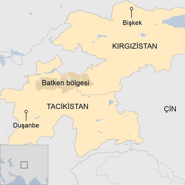 Kırgızistan-Tacikistan çatışmasının yarattığı yıkım görüntülendi