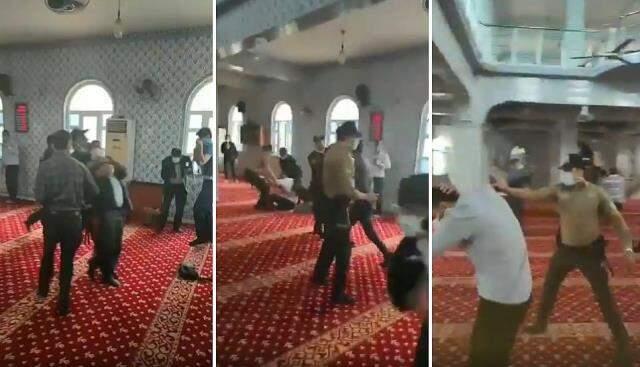 Cami provokasyonun ardından bu kez de sokağa çıktılar! Alparslan Kuytul ve beraberindekiler gözaltına alındı