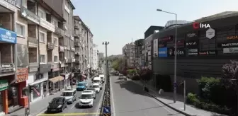 Nevşehir'de kısıtlamada trafik yoğunluğu