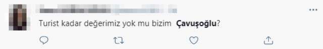 Bakan Çavuşoğlu'nun 'Turistin görebileceği herkesi aşılayacağız' açıklaması sosyal medyada gündem yarattı Bakan Çavuşoğlu'nun 'Turistin görebileceği herkesi aşılayacağız' açıklaması sosyal medyada gündem yarattı