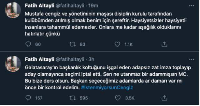 Fatih Altaylı: Sen ne utanmaz adammışsın Mustafa Cengiz, ar damarın var mı Fatih Altaylı: Sen ne utanmaz adammışsın Mustafa Cengiz, ar damarın var mı