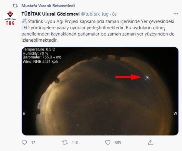 Gökyüzündeki esrarengiz cisimler akıllara Dünya'ya düşecek roketi getirdi! Gerçek ise Bakan Varank'ın paylaşımıyla ortaya çıktı Gökyüzündeki esrarengiz cisimler akıllara Dünya'ya düşecek roketi getirdi! Gerçek ise Bakan Varank'ın paylaşımıyla ortaya çıktı