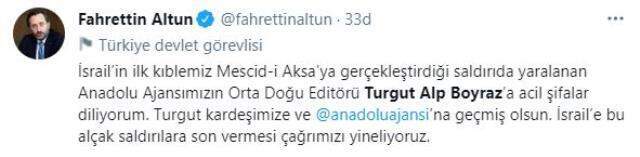 Anadolu Ajansı çalışanları, İsrail polisinin Mescid-i Aksa'daki müdahalesinde yaralandı Anadolu Ajansı çalışanları, İsrail polisinin Mescid-i Aksa'daki müdahalesinde yaralandı