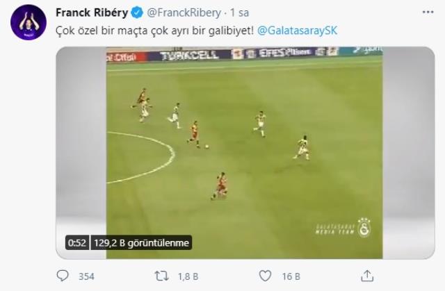 Franck Ribery, Fenerbahçe'ye attığı golü sosyal medyada paylaştı