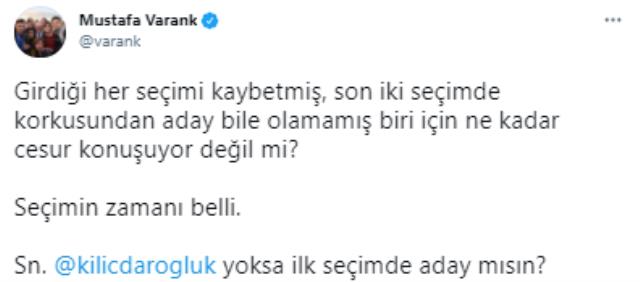 Bakan Varank'tan Kılıçdaroğlu'na erken seçim cevabı: Girdiği her seçimi kaybetmiş biri için çok cesurca sözler