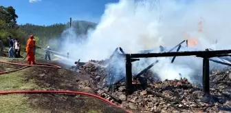 Bomba gibi patlayan piknik tüpünden yangın çıktı: 1 ölü