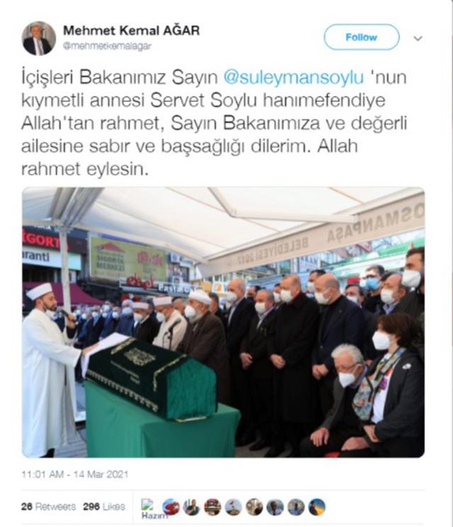 Twitter, Mehmet Ağar'a ait olduğu iddia edilen hesabı askıya aldı