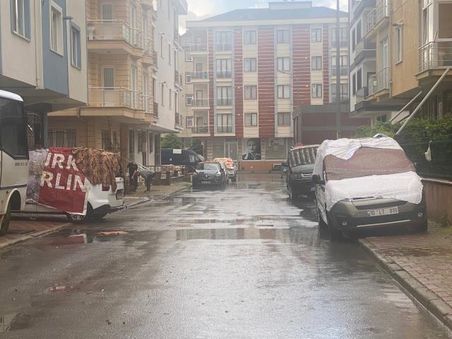 Anadolu Yakası'nda dolu yağışı etkili oldu