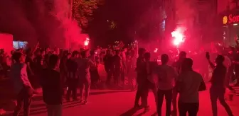 Bursa'da kısıtlamaya rağmen şampiyonluk kutlaması