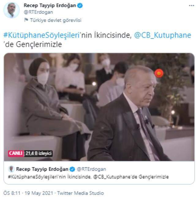Cumhurbaşkanı Erdoğan gençlerle bir araya geldi
