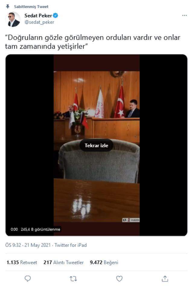 Anadolu Ajansı, iki bakana Sedat Peker sorusu soran muhabirle yollarını ayırdı Anadolu Ajansı, iki bakana Sedat Peker sorusu soran muhabirle yollarını ayırdı