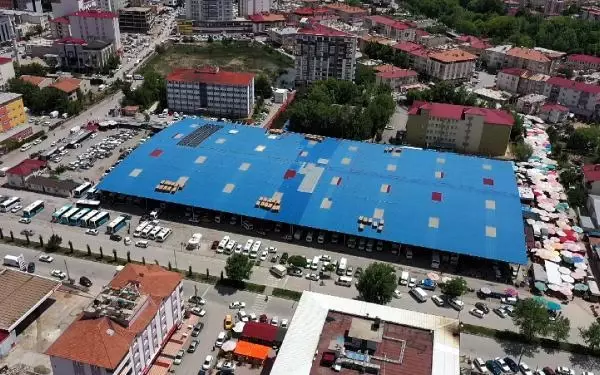 Pazar yeri, yılda 1 milyon liralık elektrik üretecek